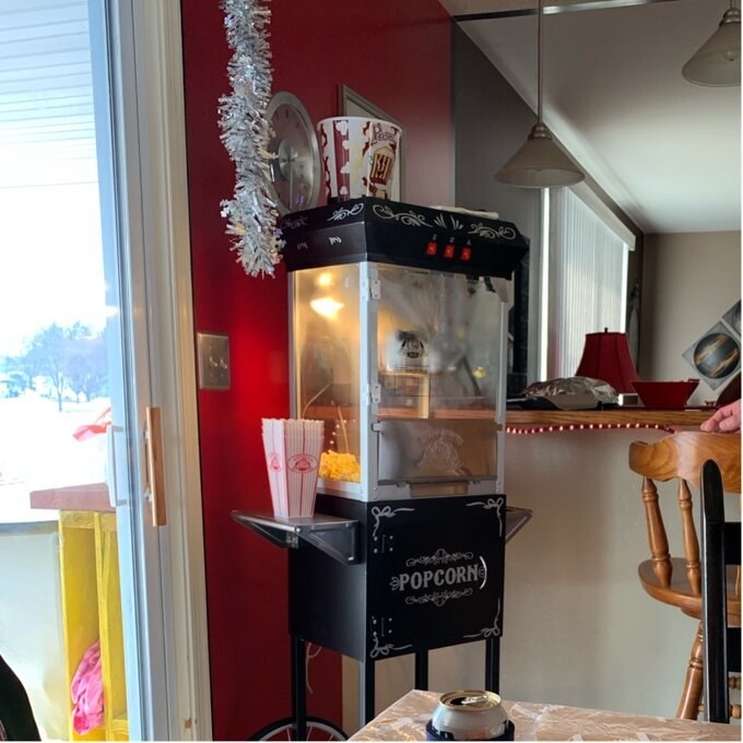 The popcorn machine