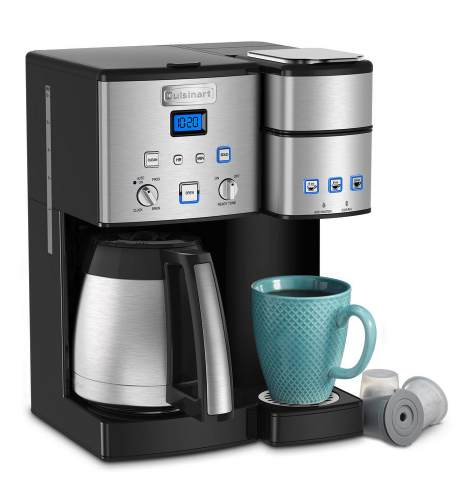 The Cuisinart Coffee Center 10-Cup Thermal Coffeemaker and Single-Serve Brewer