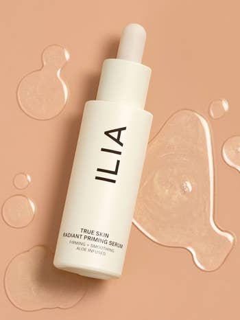 Bottle of Ilia true skin radiance primer