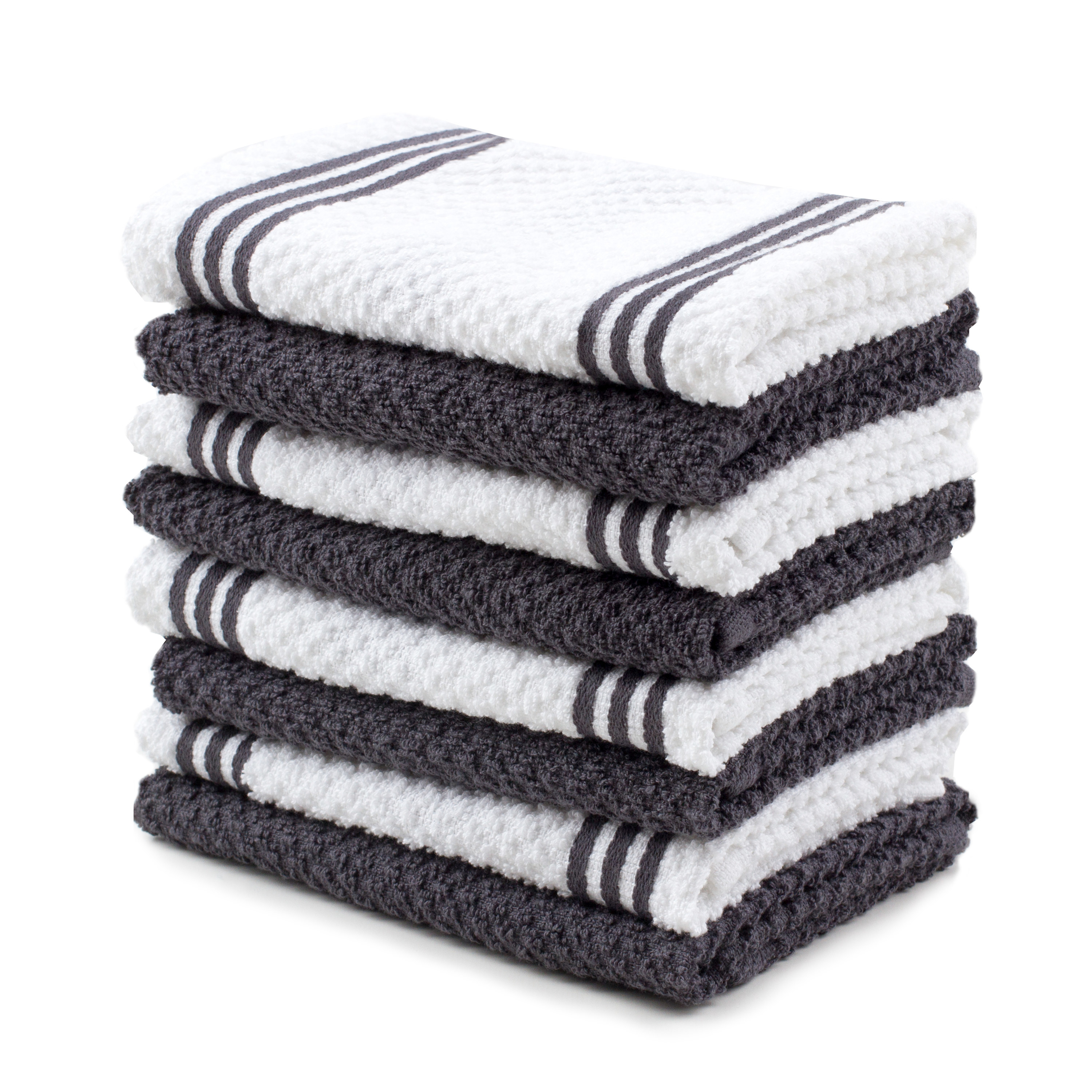 The towels in grey