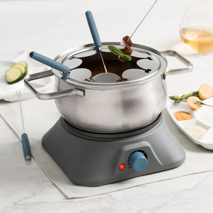 The ceramic fondue set