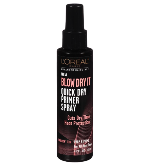 The bottle of blowout primer