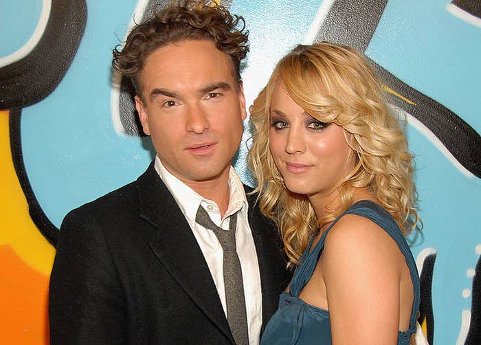 Johnny Galecki and Kaley Cuoco