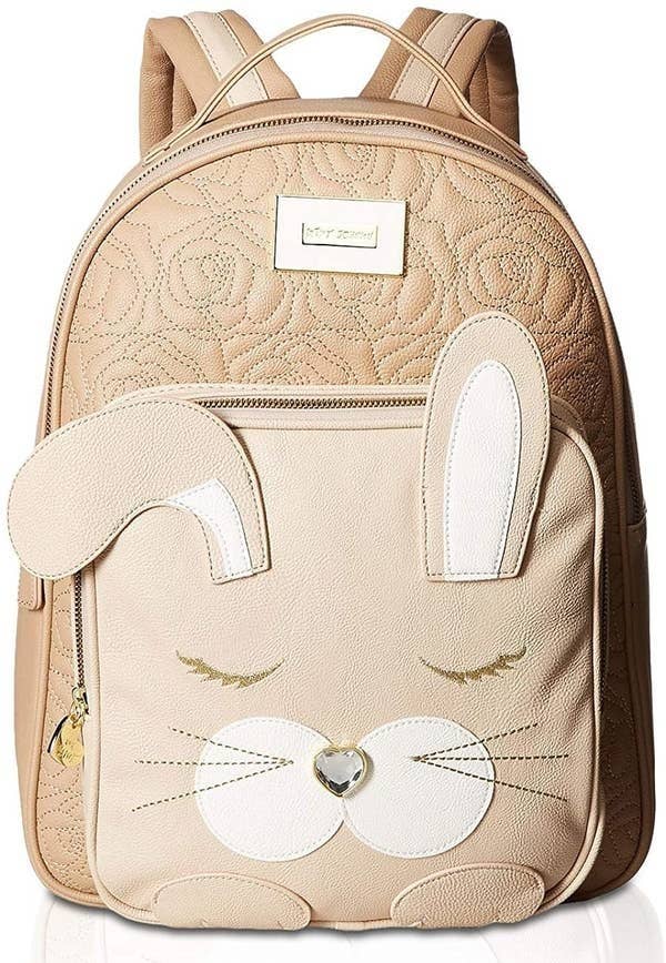 The backpack in the taupe color