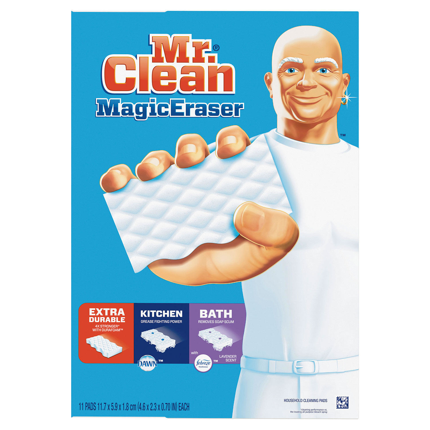 Packaging of Mr. Clean Magic Eraser