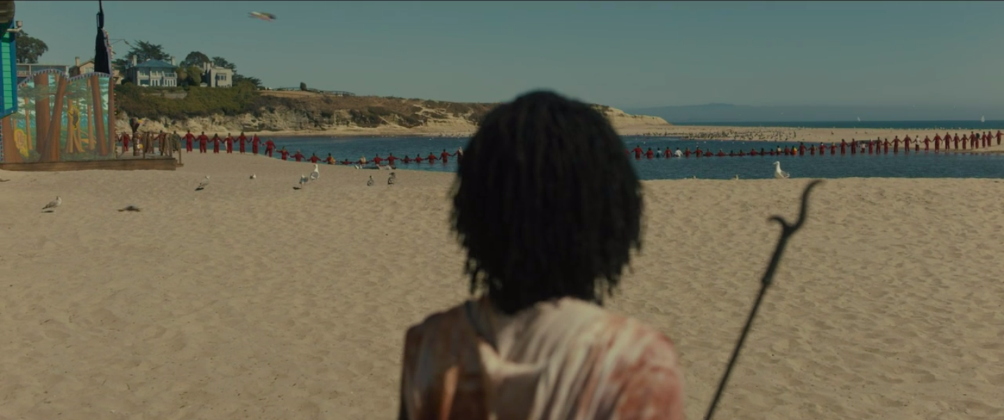 They&#x27;re lined up on Santa Cruz beach