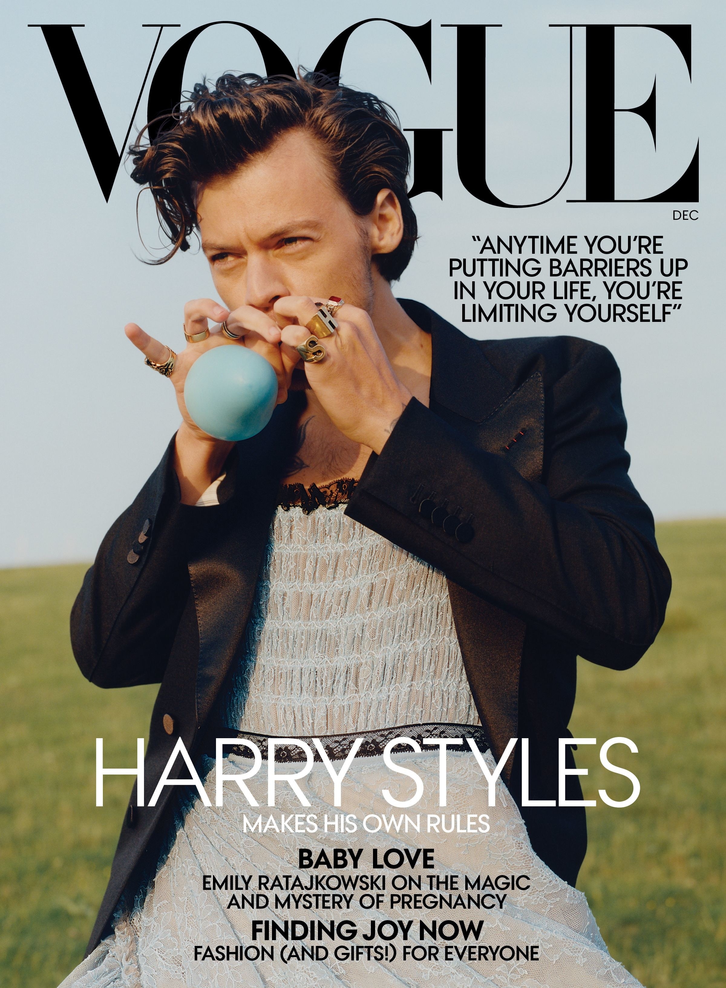 Harry Styles Discusses One Direction On Vogue Cover