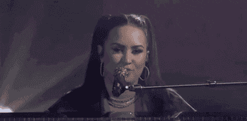 Demi performs at the 2020 Billboard Music Awards