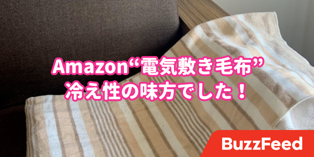 ベッドから出られない Amazonで買った 2200円電気毛布 が人をダメにするやつでした