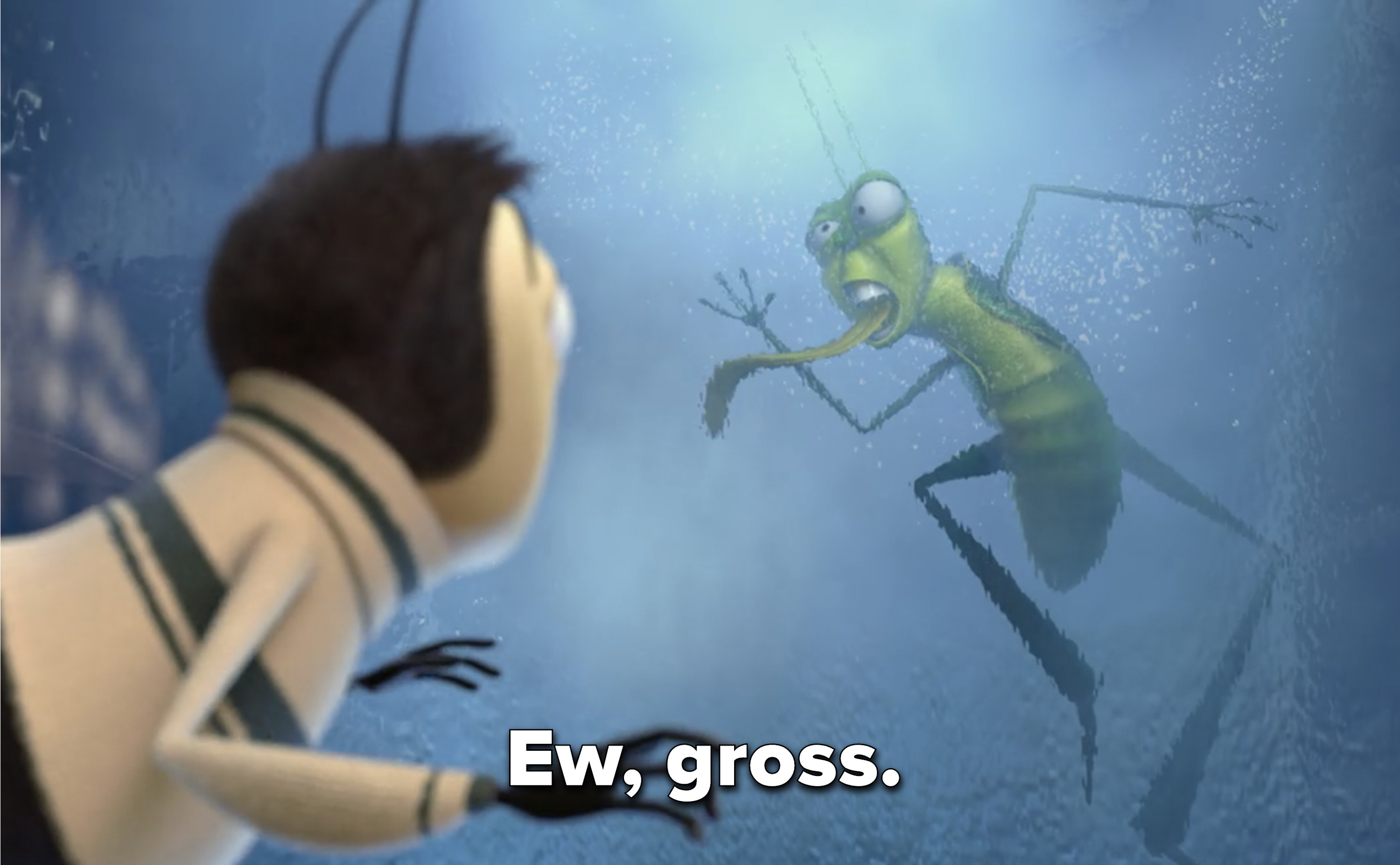 Barry sees a frozen solid bug and says &quot;Ew, gross&quot;