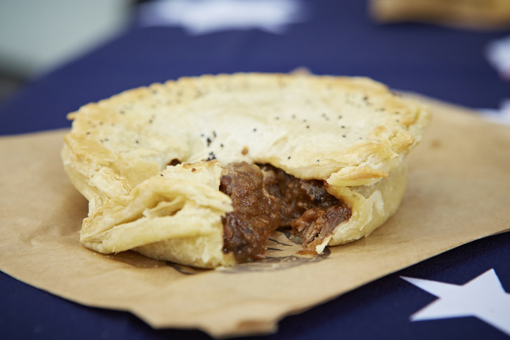 A delicious meat pie