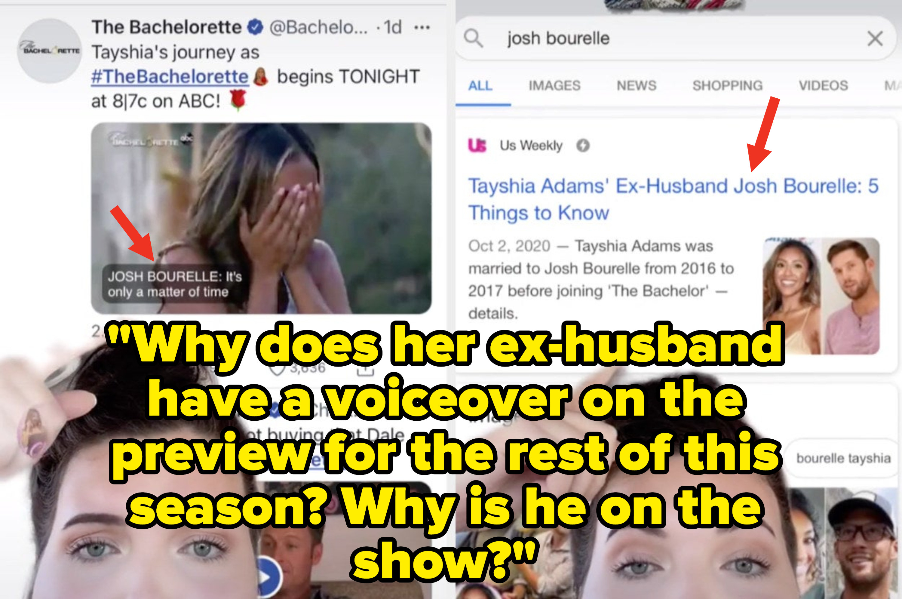 The TikToker asks, &quot;&quot;Why does her ex-husband have a voiceover on the preview for the rest of this season? Why is he on the show?&quot;