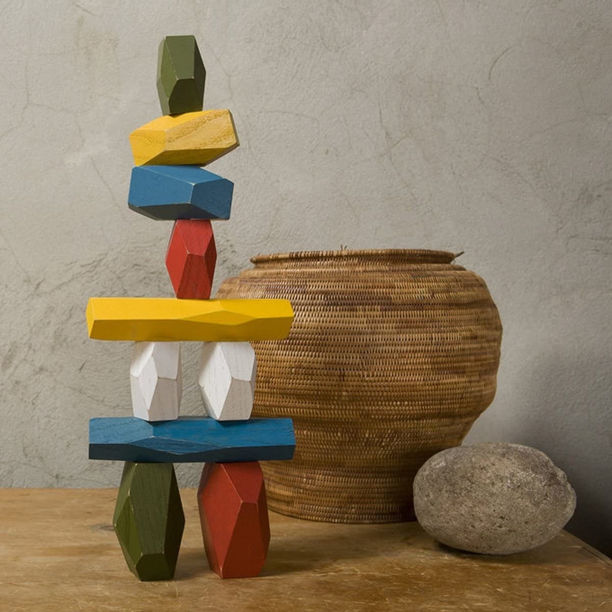 Multi-colored balancing blocks
