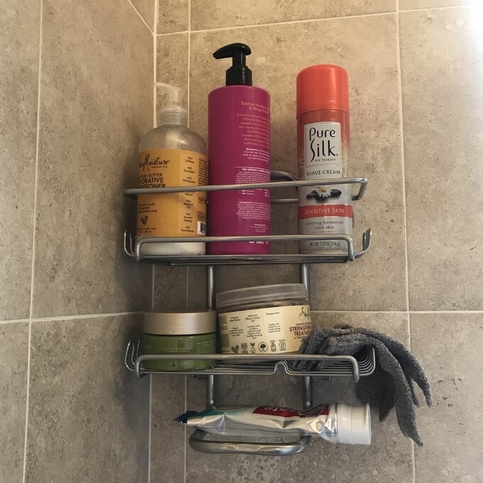 The shower caddy