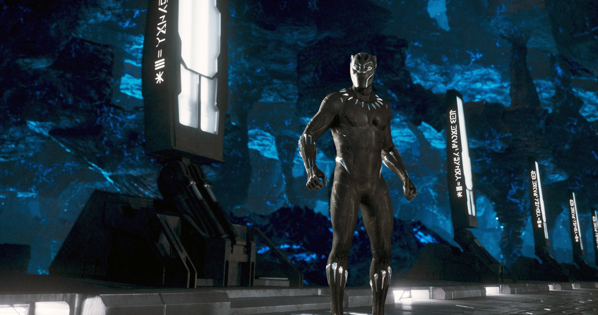 Chadwick Boseman as Black Panther