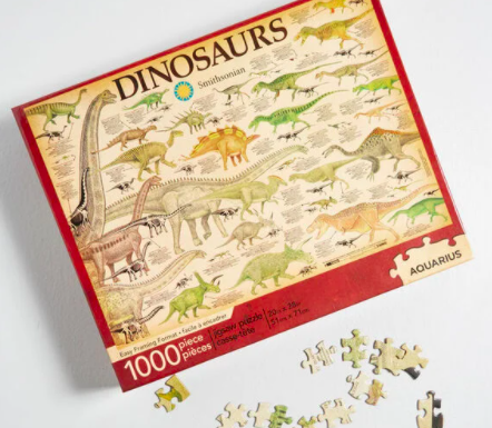 A puzzle of dinosaurs