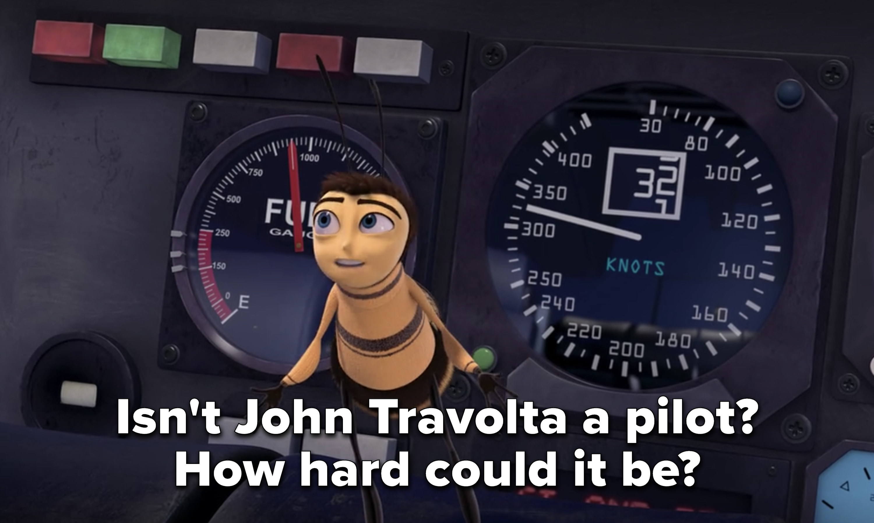 Barry asks &quot;Isn&#x27;t John Travolta a pilot? How hard could it be?&quot;