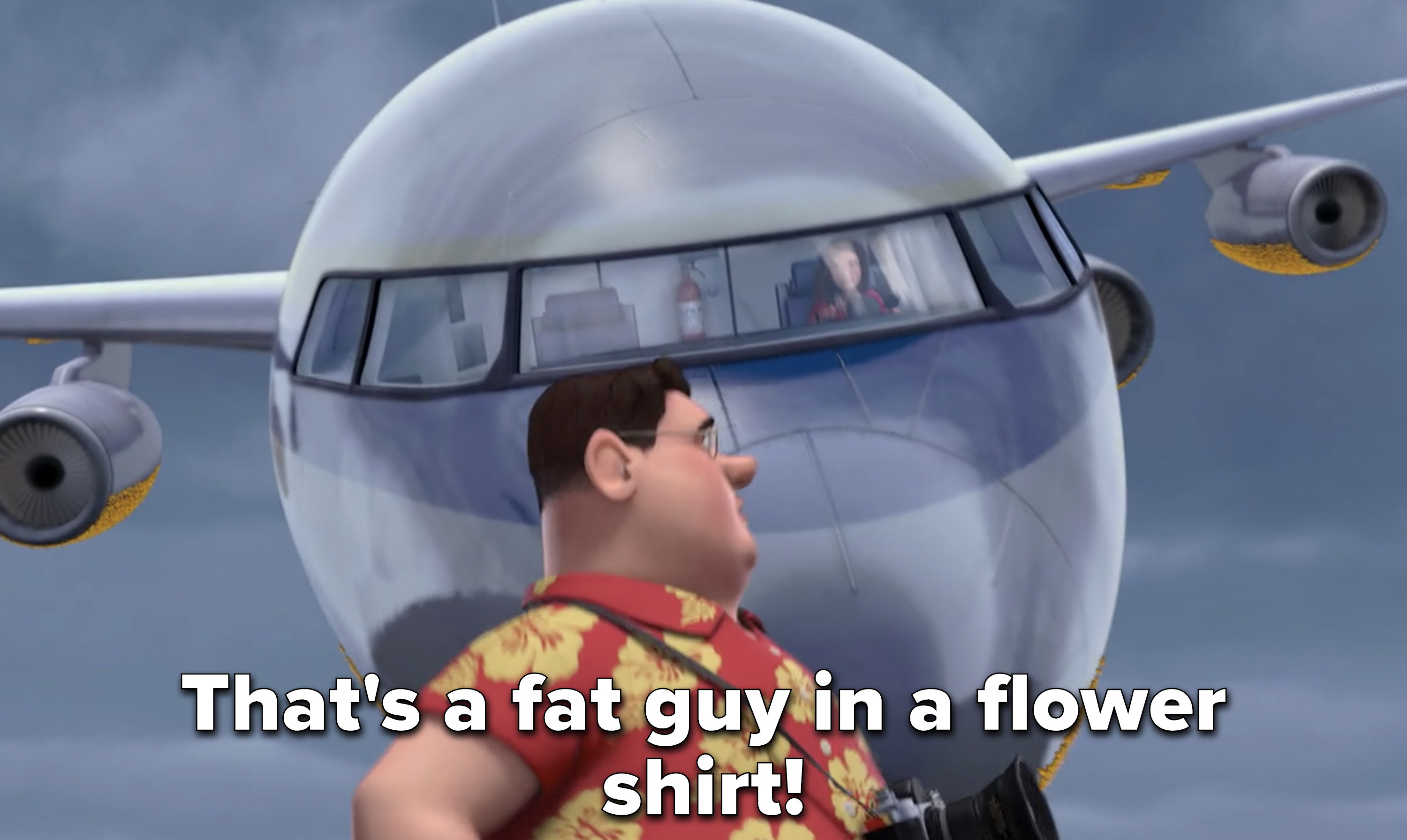 Barry says &quot;That&#x27;s a fat guy in a flower shirt!&quot;