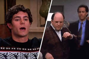 The OC character Seth Cohen and Seinfeld characters George and Jerry