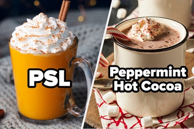 PSL vs Peppermint hot cocoa