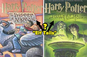The book covers for "Harry Potter and the Prisoner of Azkan" and "Harry Potter and the Half-Blood Prince."