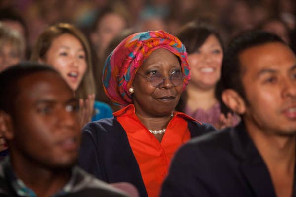 Whoopi sitting in the audience