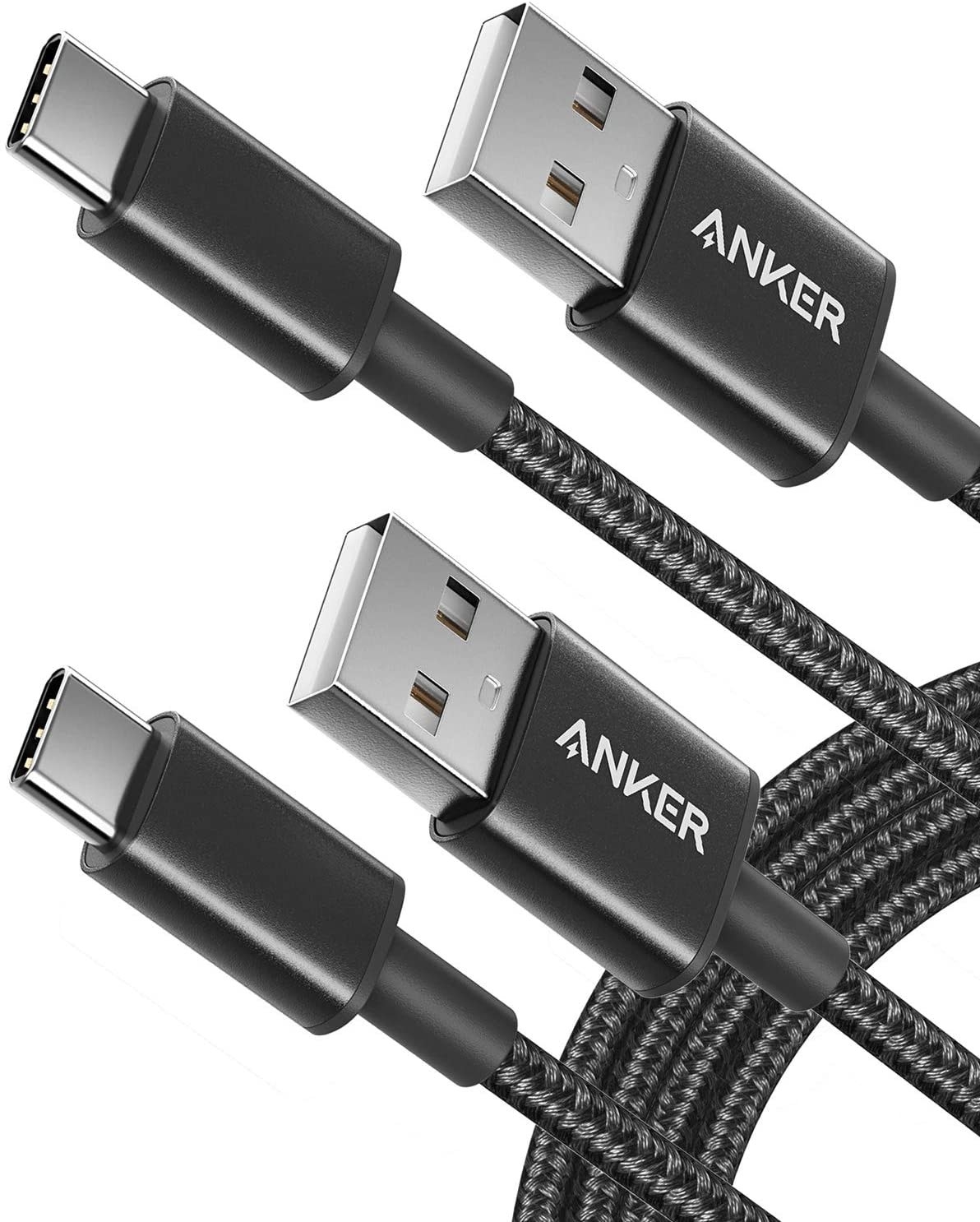 Sleek USB-C to USB-A cables