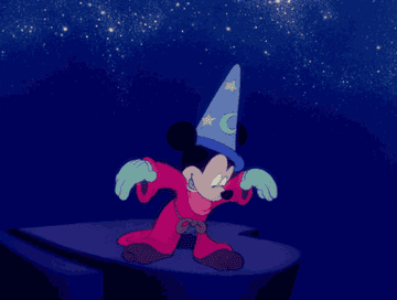 Sorcerer Mickey Mouse from the original Fantasia
