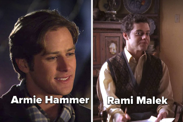 Armie Hammer on Gossip Girl and Rami Malek on Gilmore Girls