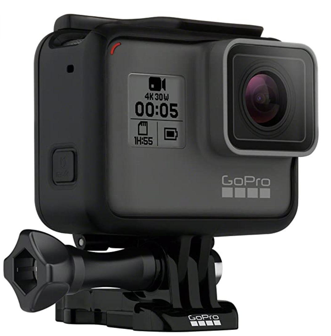 A GoPro camera 