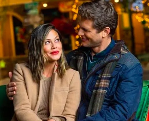 Ryan McPartlin sits next to Vanessa Lachey with his arm around her; the two gaze into each other&#x27;s eyes and smile