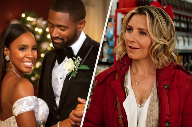 side by side promo images of Merry Liddle Christmas Wedding and Candy Cane Christmas