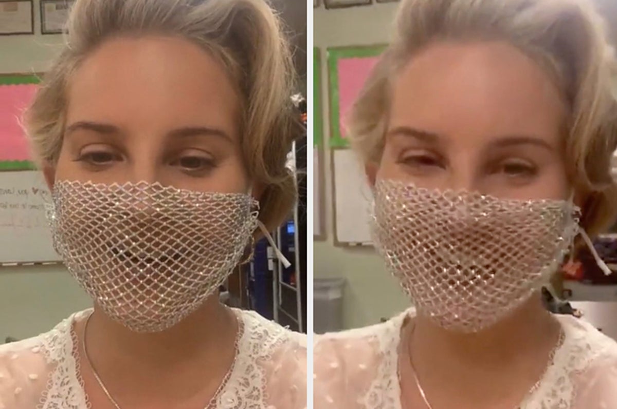 Lana Del Rey Addresses Mesh Face Mask Backlash