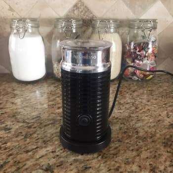 reviewer's black milk frother