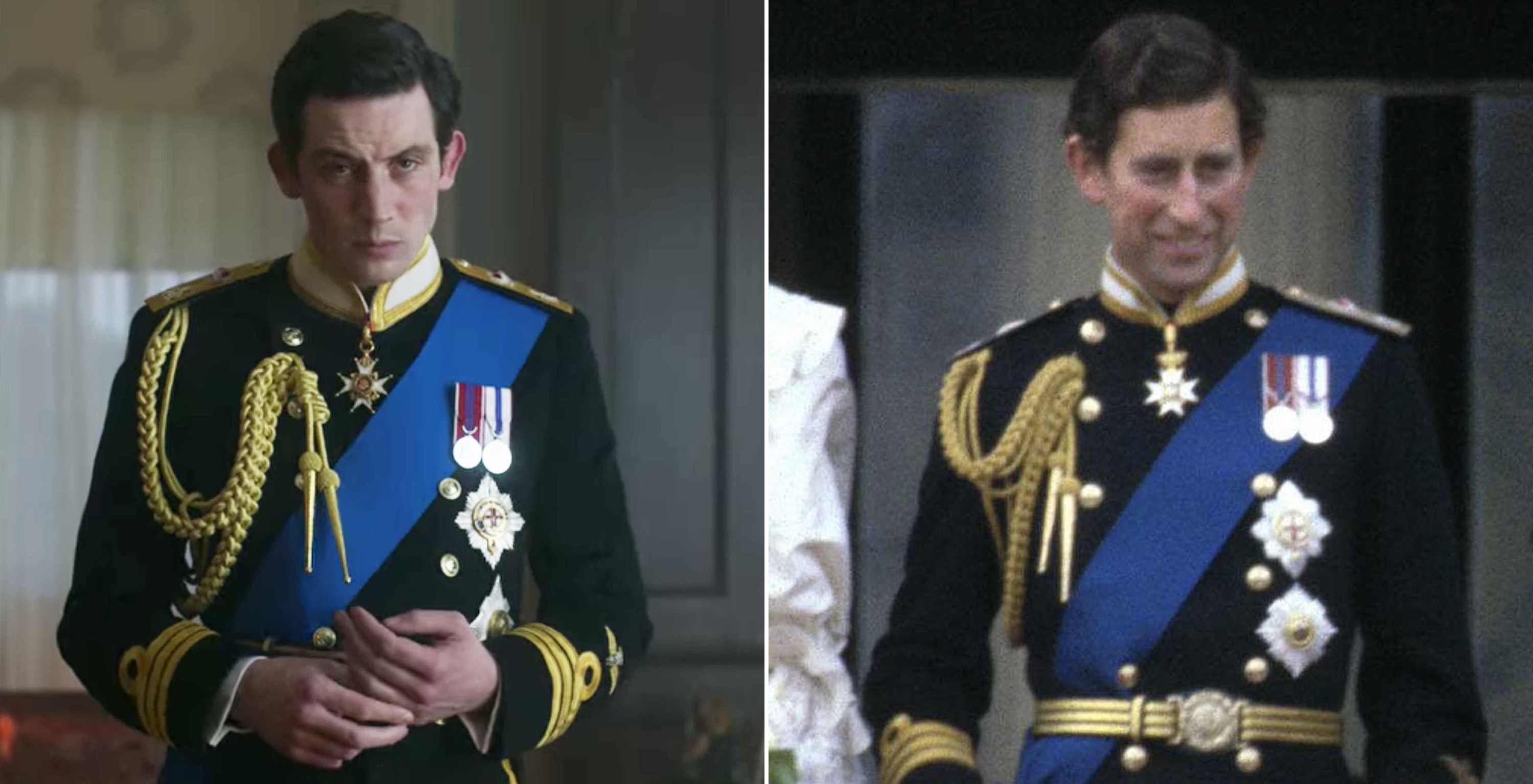 Prince Charles in military regalia 