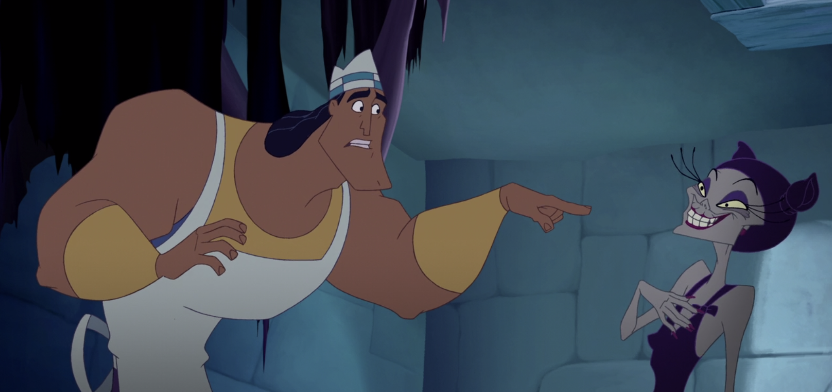 Kronk seeing Yzma again