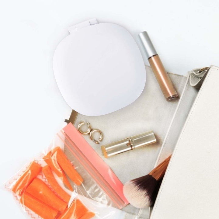 the mirror with makeup 