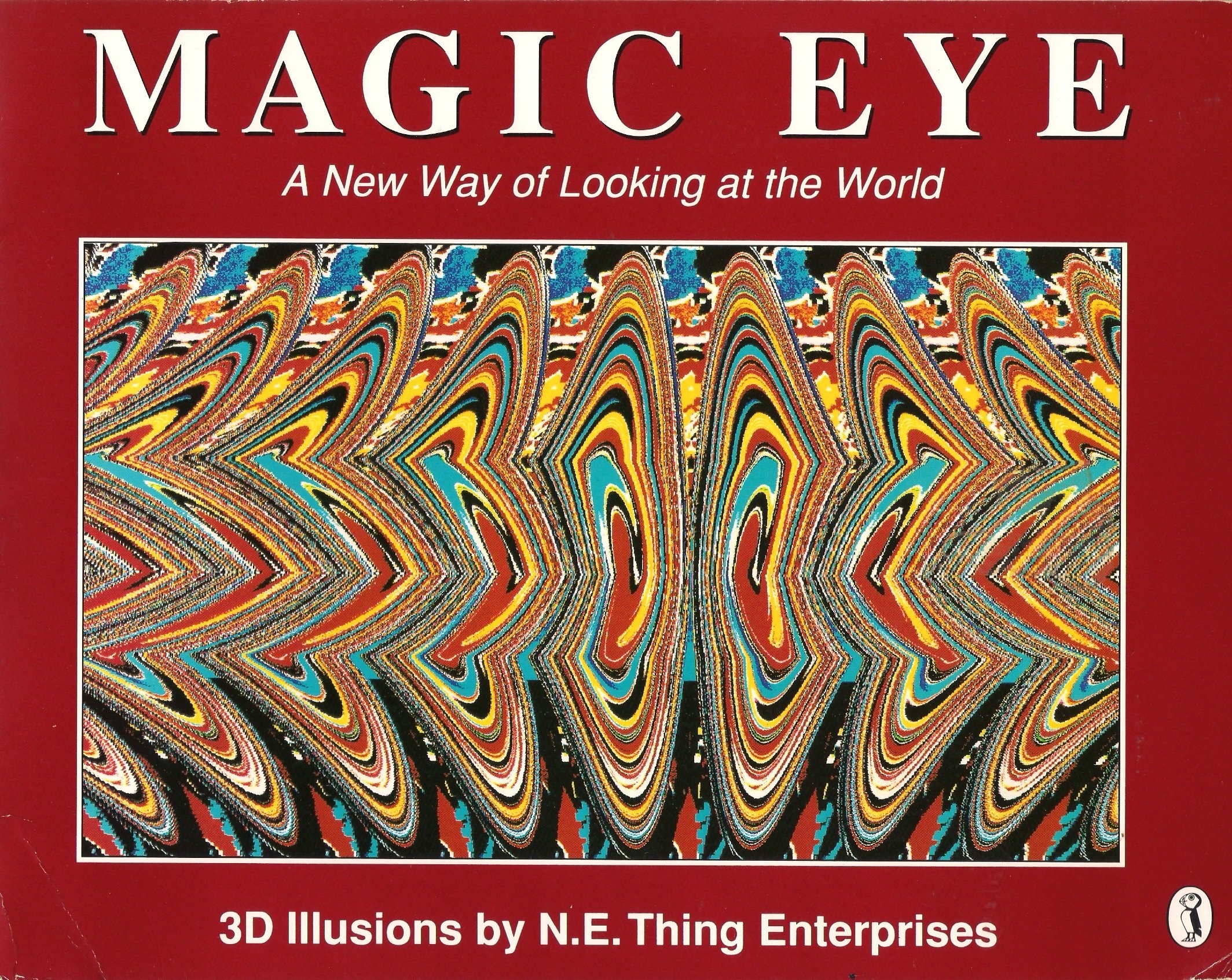 The book cover for the &quot;Magic Eye&quot; book.