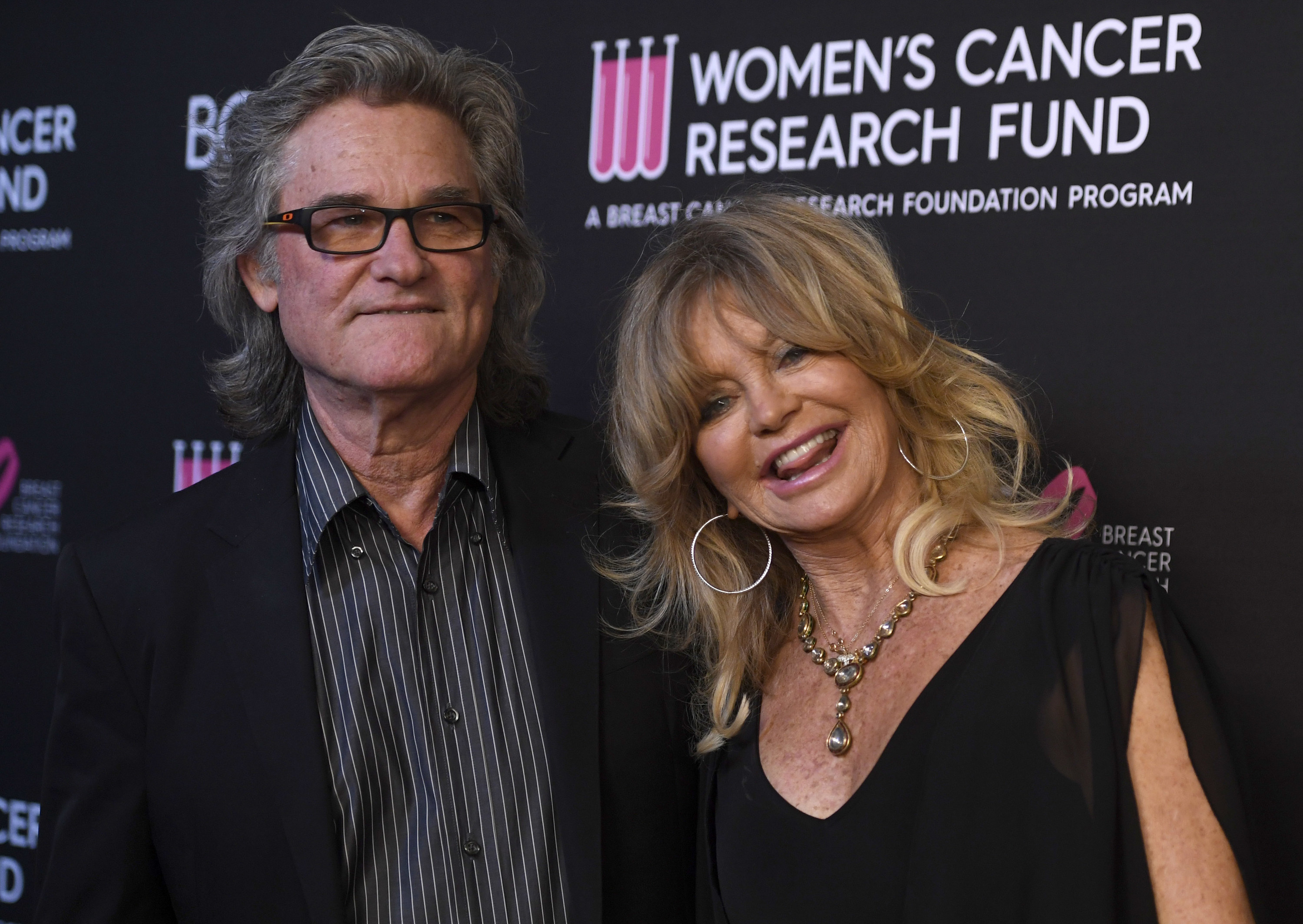 Kurt Russell and Goldie Hawn on the red carpet