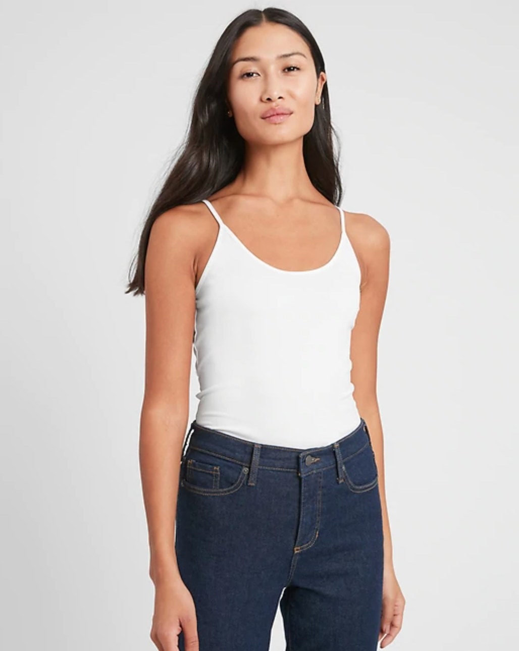 The layering camisole in white