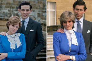 Prince Charles and Princess Diana in The Crown vs. real life