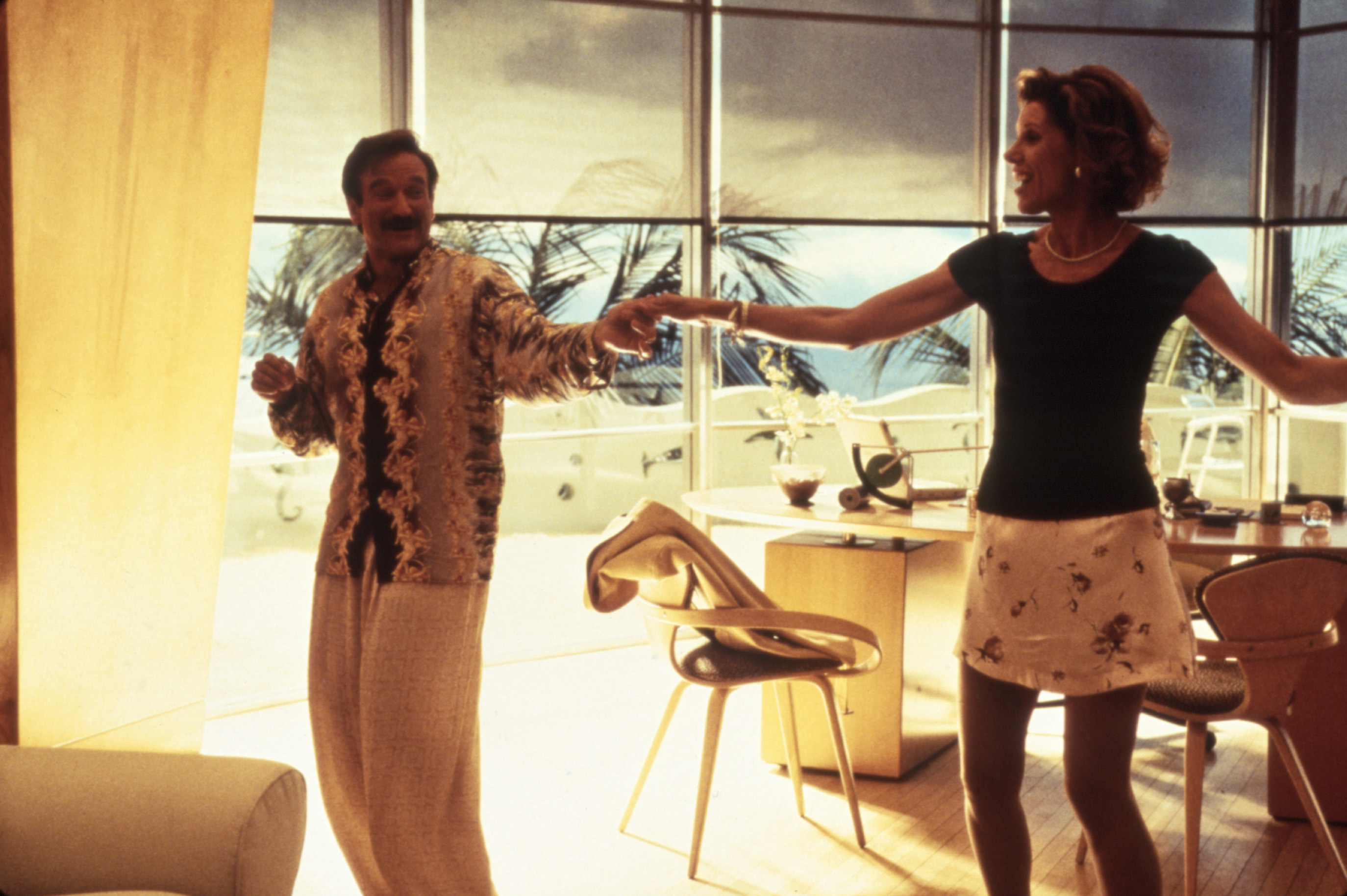 Robin Williams and Christine Baranski in The Birdcage