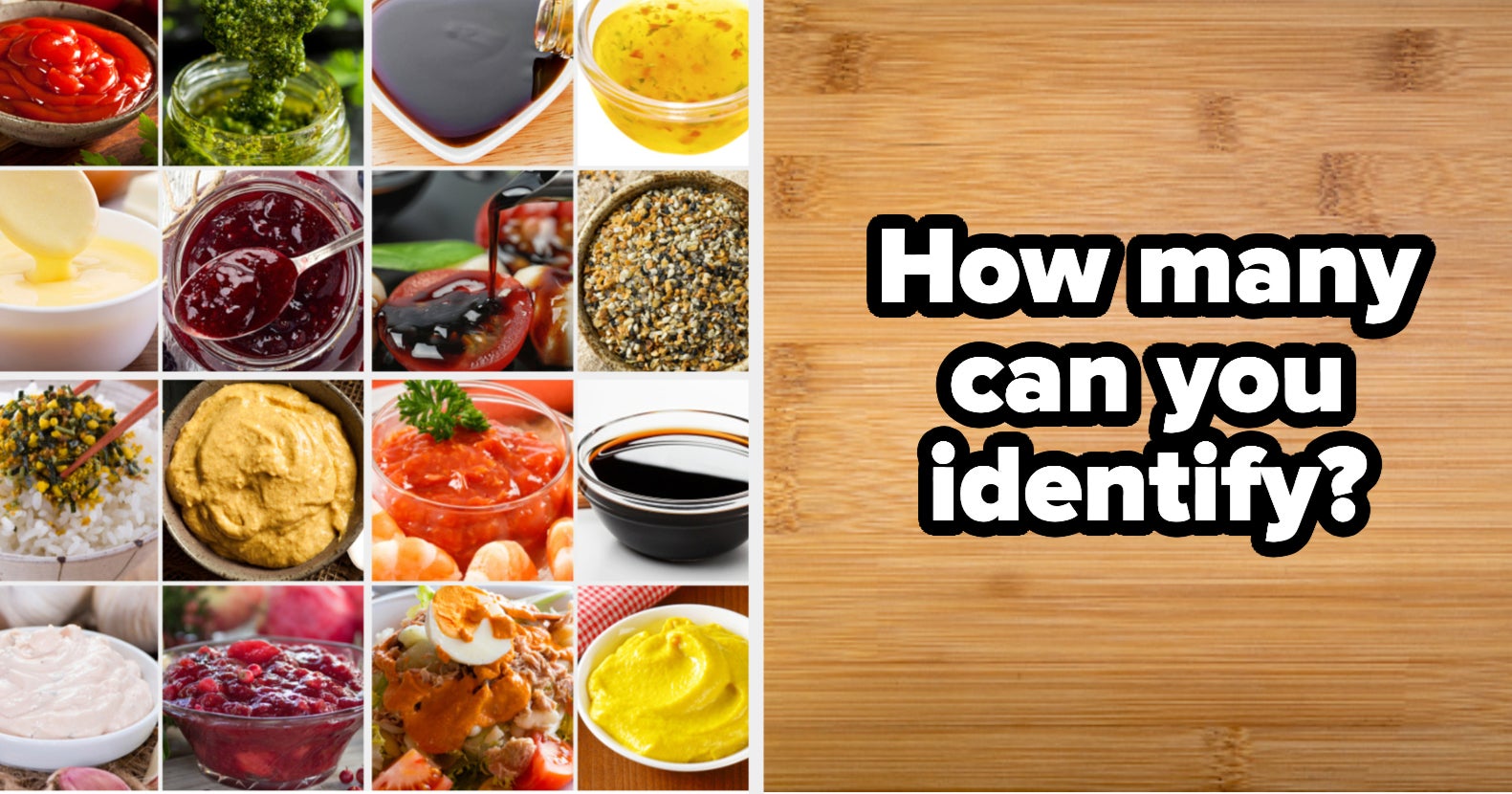 AZ Condiment Identification Quiz