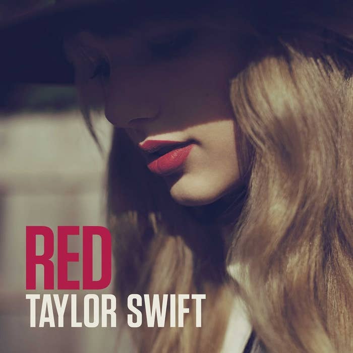 The album art for Taylor Swift&#x27;s Red