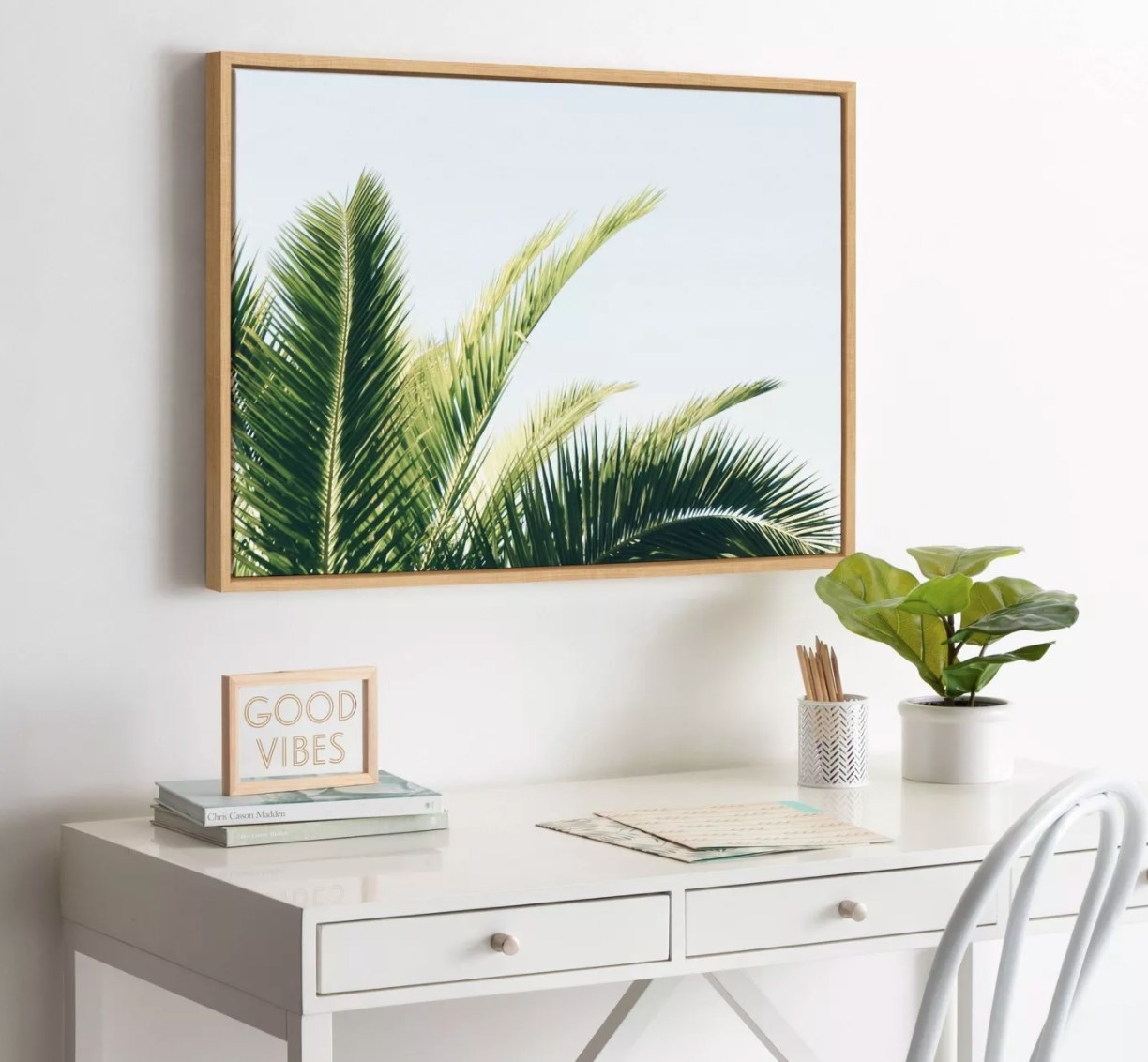 The tropical palm print