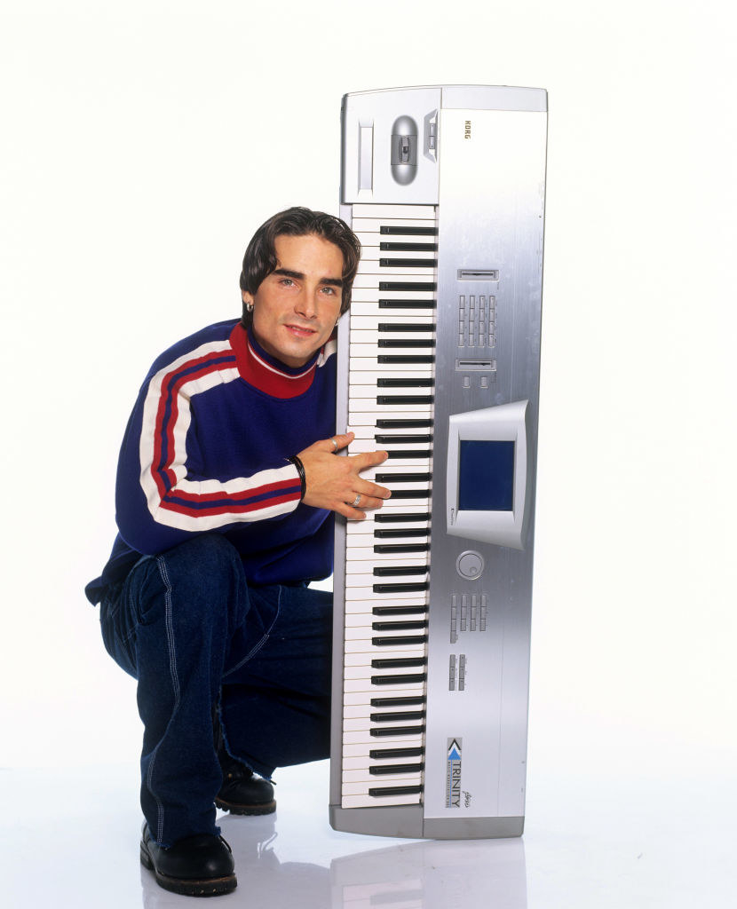 Kevin Richardson and a large keyboard