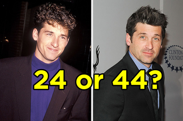 Patrick Dempsey at 24 and Patrick Dempsey at 44