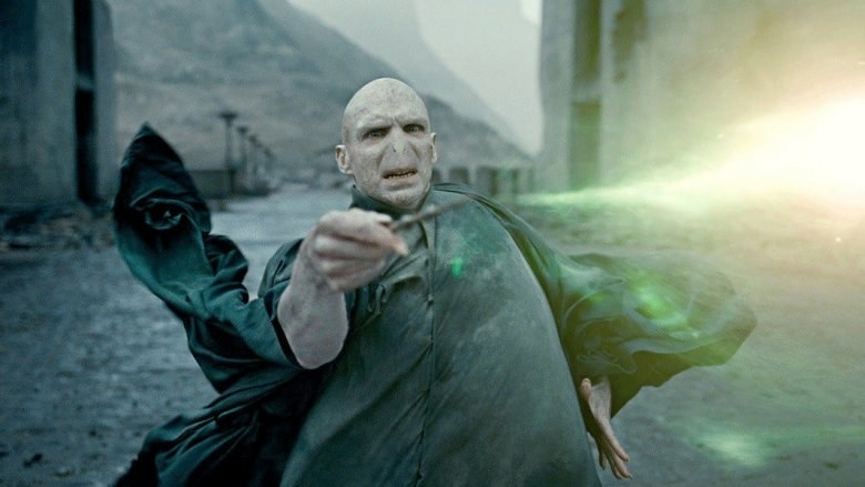 Voldemort casting a killing curse