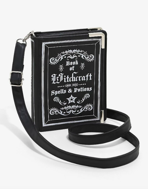 the witchcraft spells and potions book crossbody bag