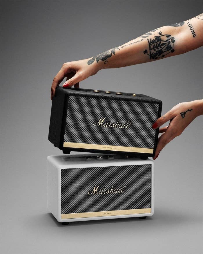 two of the Marshall speakers
